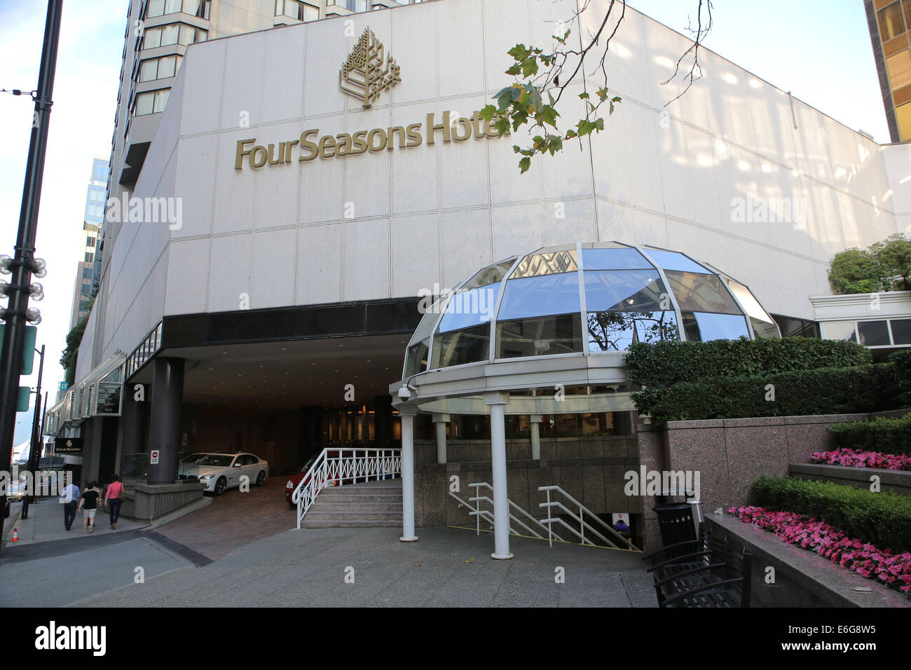 Four seasons hotel Vancouver Stock Photo