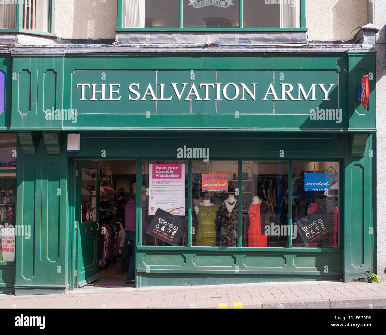 Salvation Army Charity Shop Chester Le Street North East England