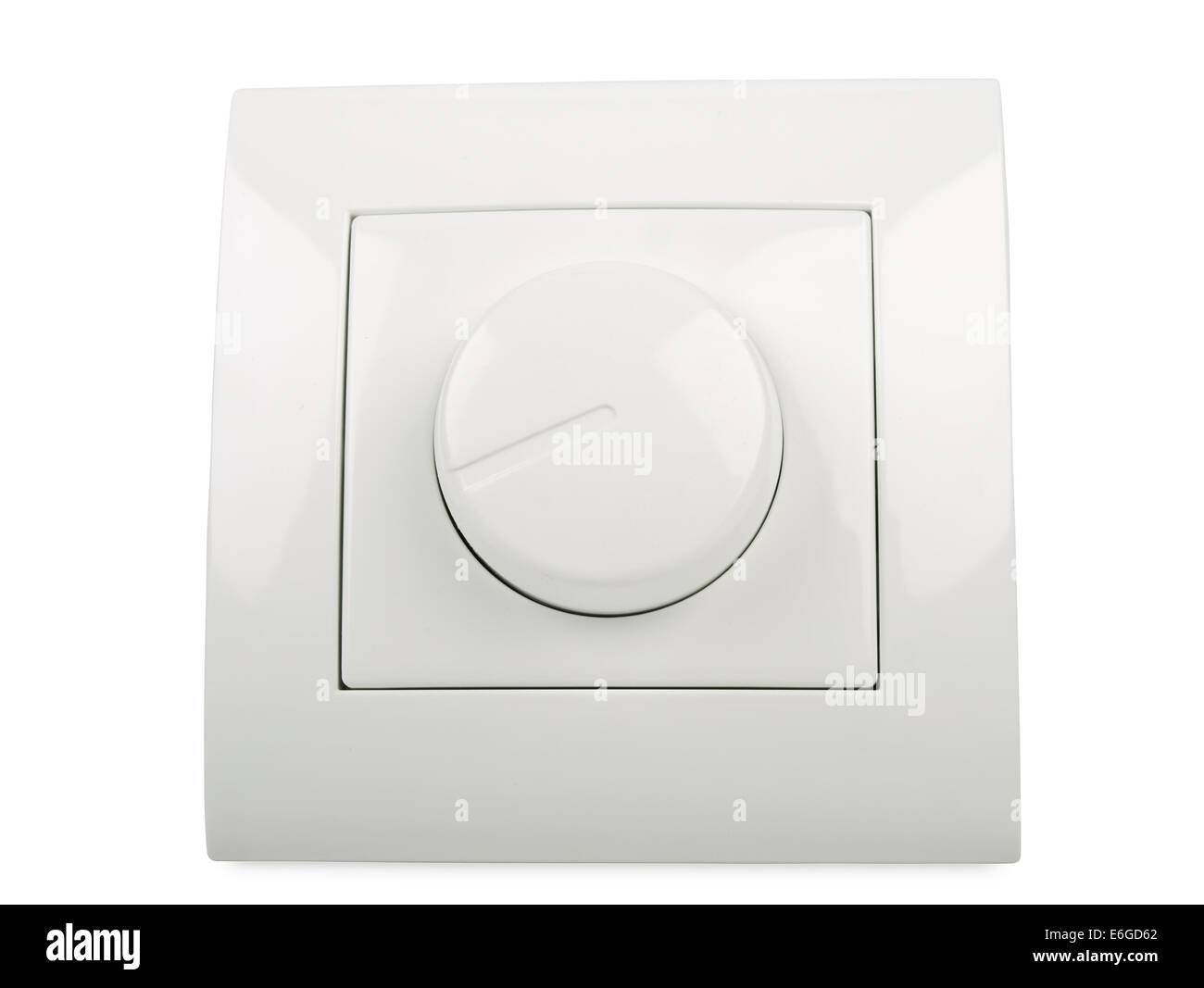 round electrical switch isolated on white background Stock Photo Alamy