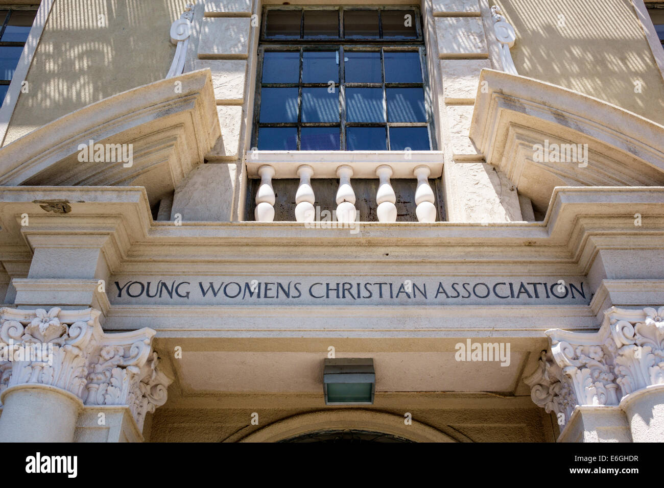 Honolulu Hawaii,Oahu,Hawaiian,Young Women’s Christian Association,YWCA,front,entrance,USA,US,United,States,America Polynesia,HI140325031 Stock Photo