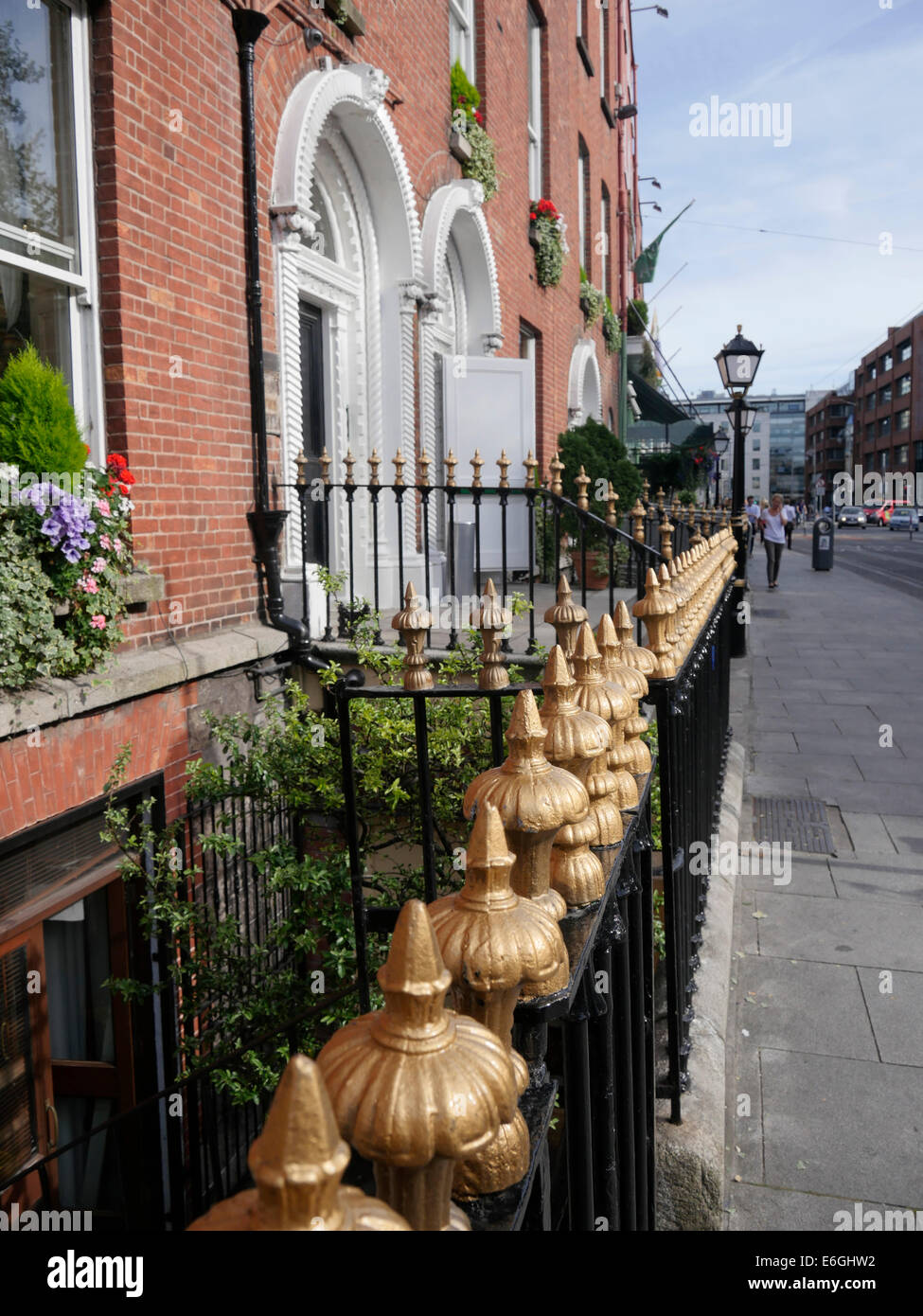 Gilded Railing Protecting houses hi-res stock photography and images - Alamy