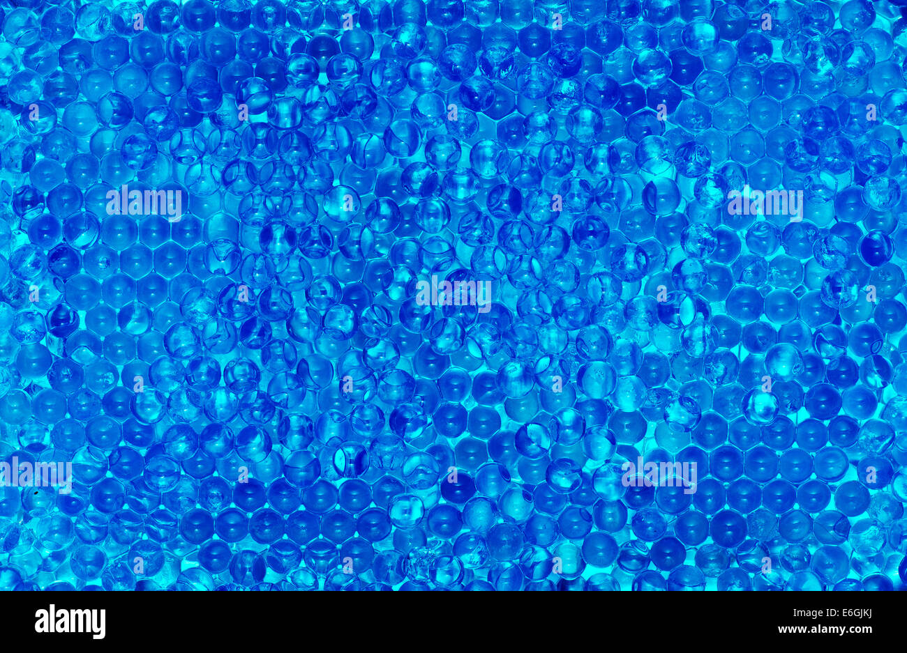 Translucent round blue jelly balls Stock Photo Alamy