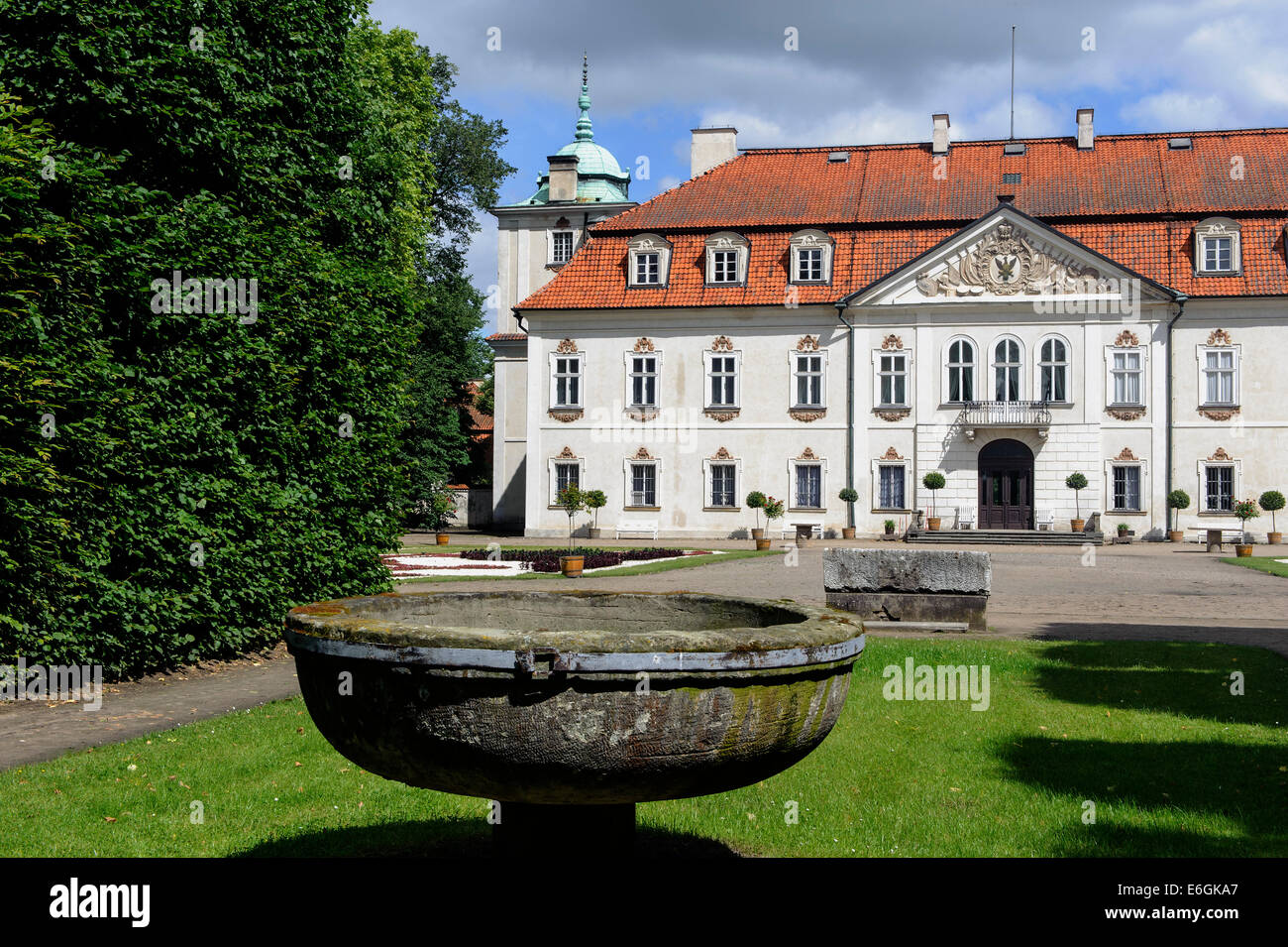 Baroque castle  Nieborow near Lowicz, Poland, Europe Stock Photo