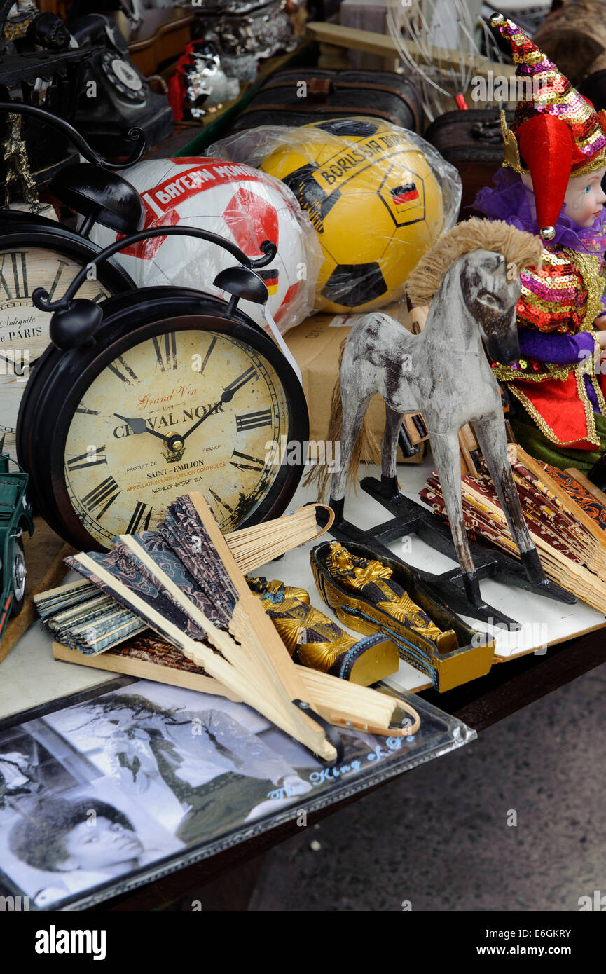 Flea market at  Plac Nowy in Krakow-Kazimierz, Poland, Europe Stock Photo