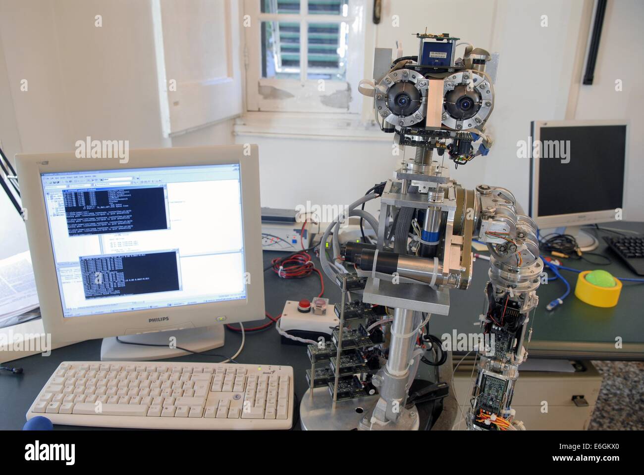 Lira-Lab of Genoa university (Italy), Laboratory of Advanced Integrated Robotics Stock Photo