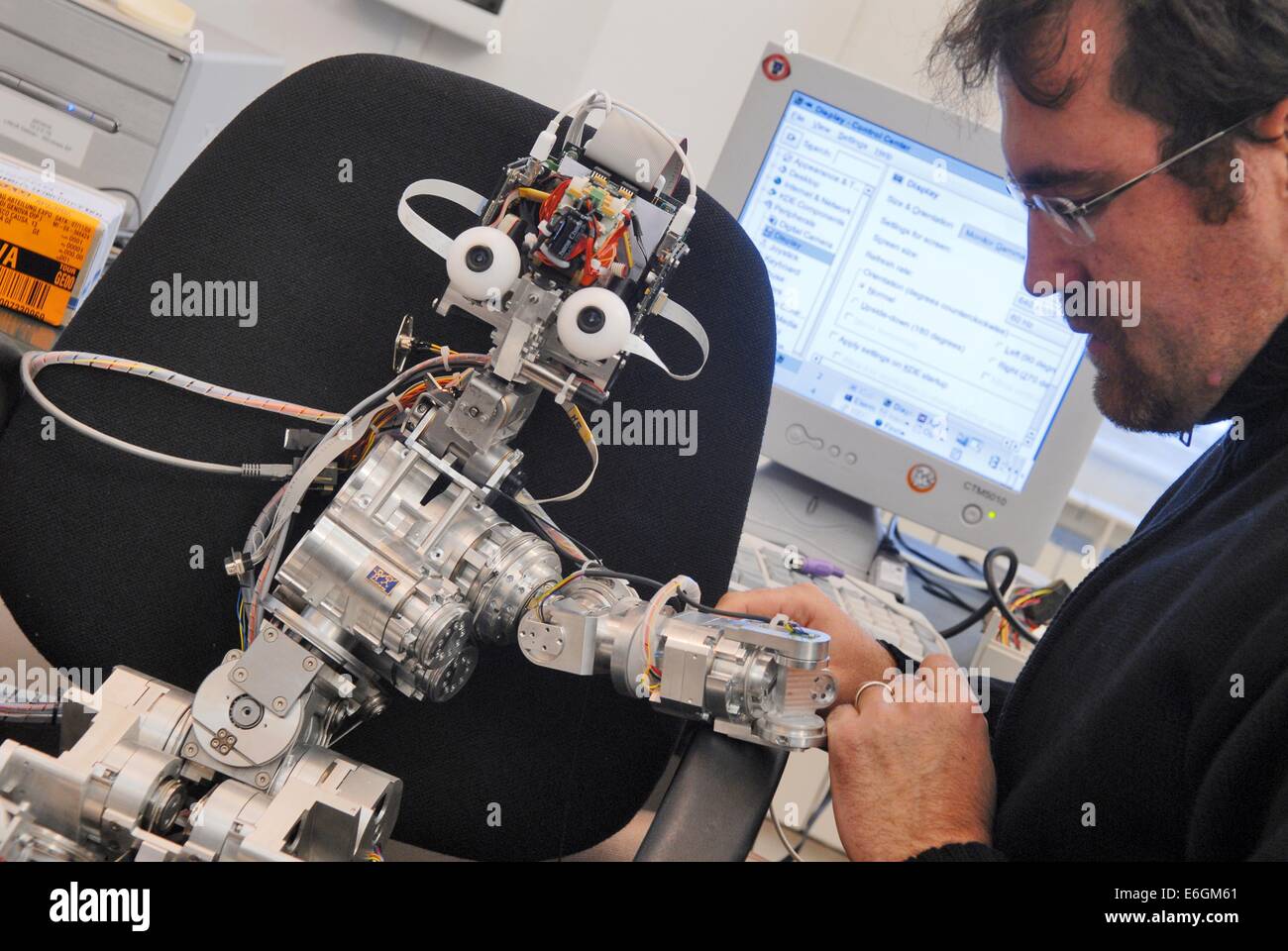 Lira-Lab of Genoa university (Italy), Laboratory of Advanced Integrated Robotics Stock Photo
