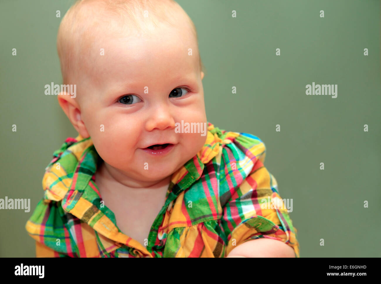 Bright closeup portrait of adorable baby Stock Photo - Alamy