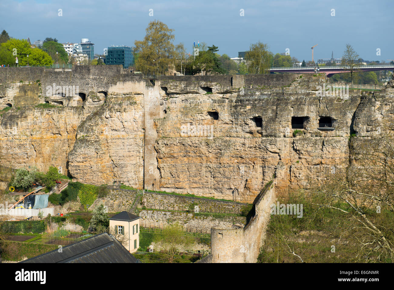 Luxembourg casemates - Grand Duchy of Luxembourg Stock Photo