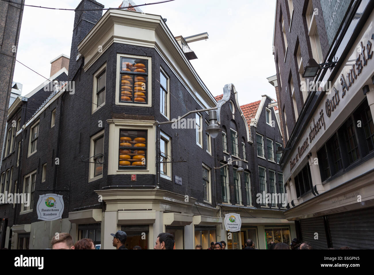 Cheese shop in the center of Amsterdam, the Netherlands Stock Photo