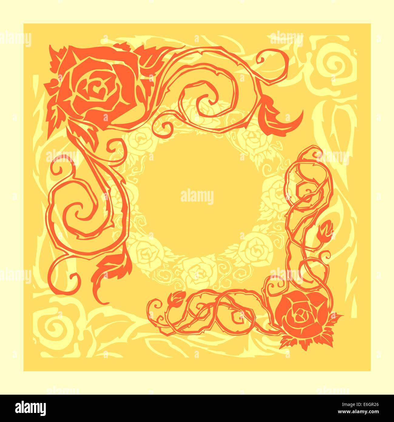 Set vignette decorative corner hi-res stock photography and images - Alamy