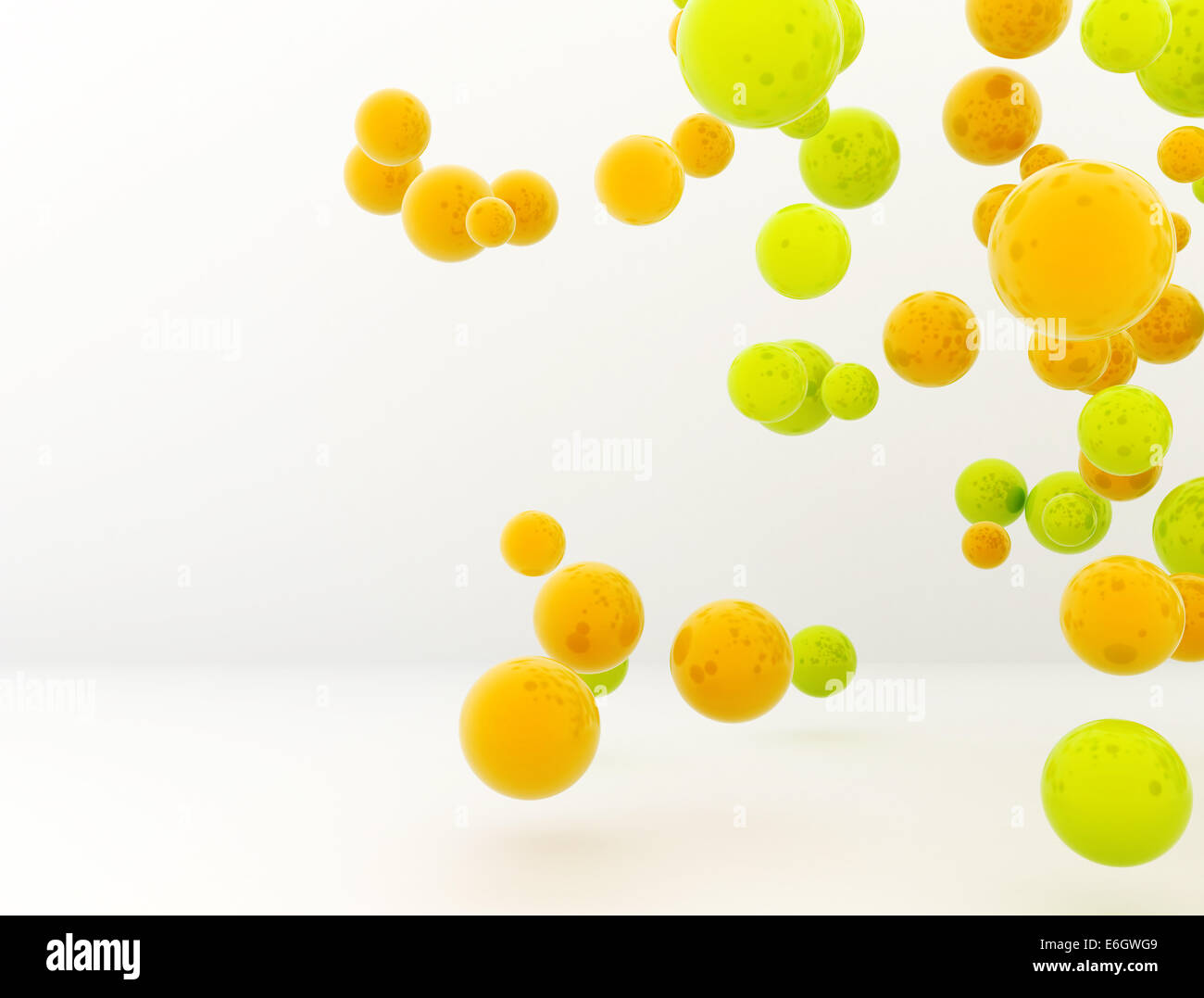 Abstract 3d spheres background Stock Photo - Alamy