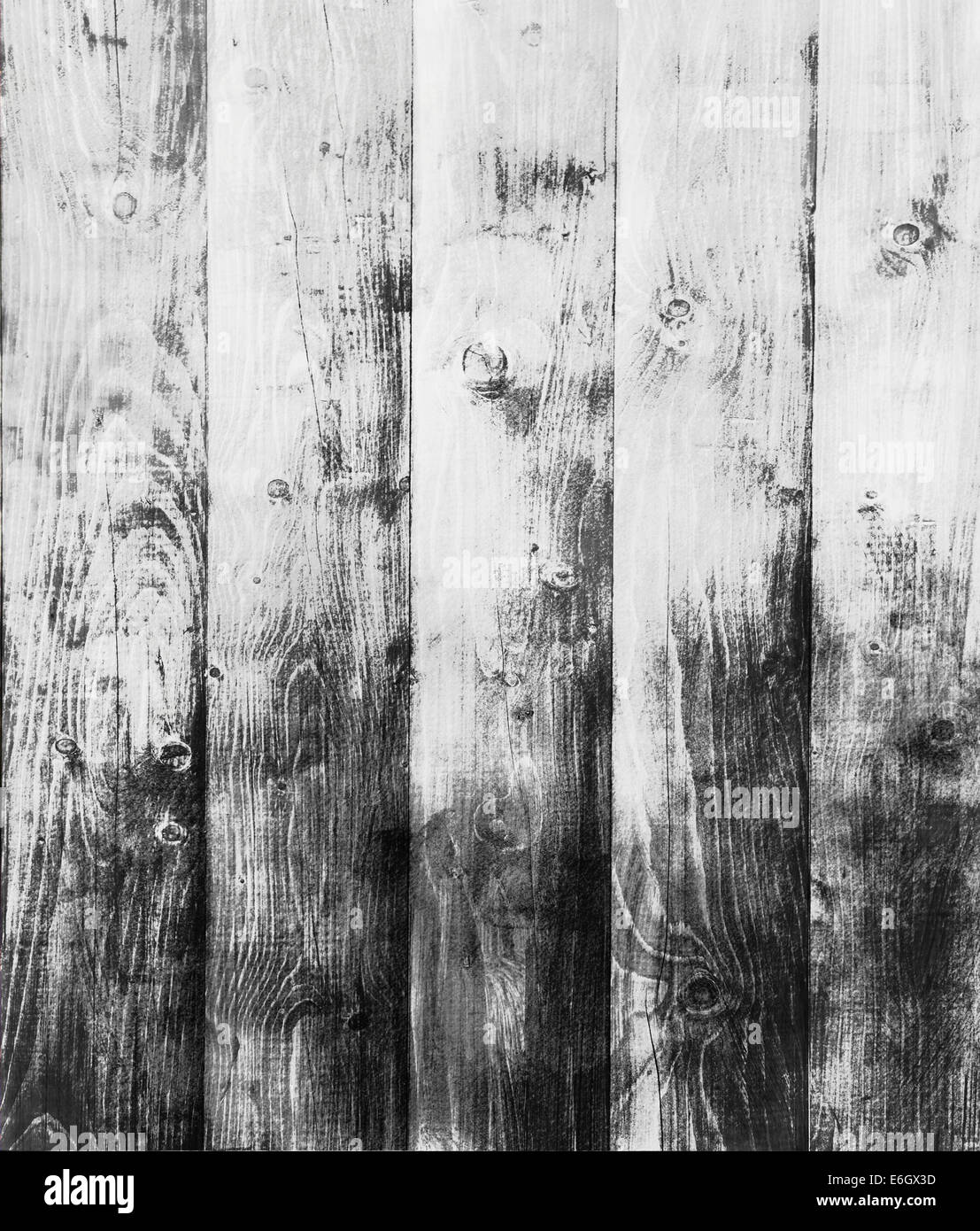 Black and white wooden background. Illustration of natural wood Stock