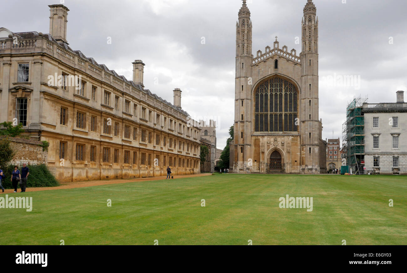 King's College and Chapel Cambridge University Cambridge England Stock Photo