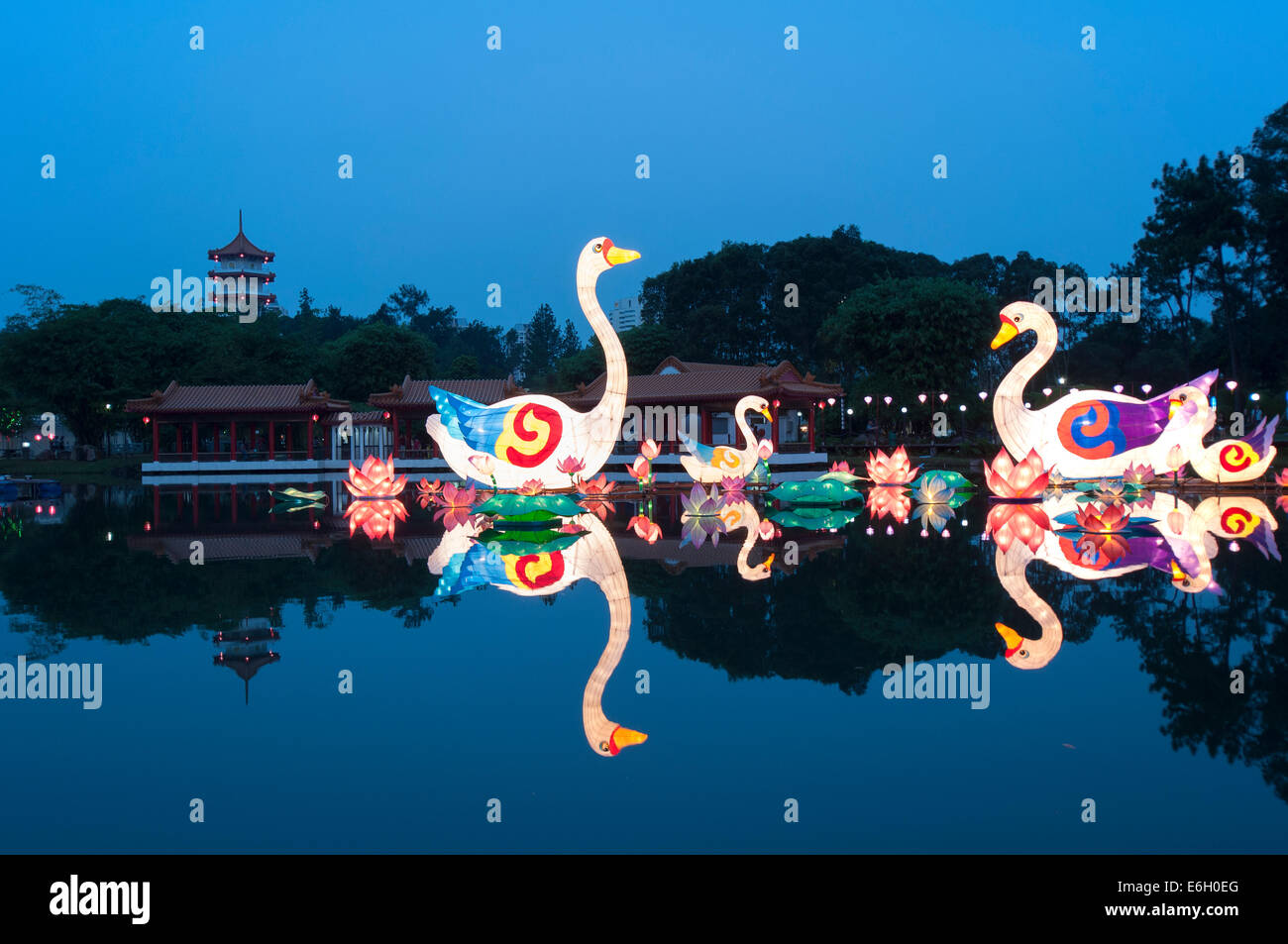 Lanterns Festival Celebration Stock Photo