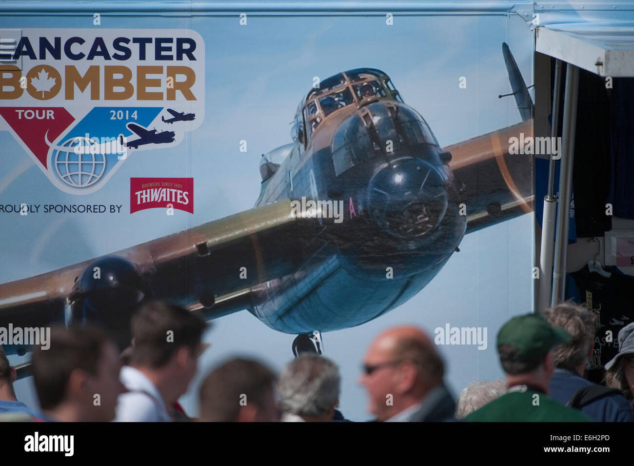 Lancaster bomber tour caravan hires stock photography and images Alamy