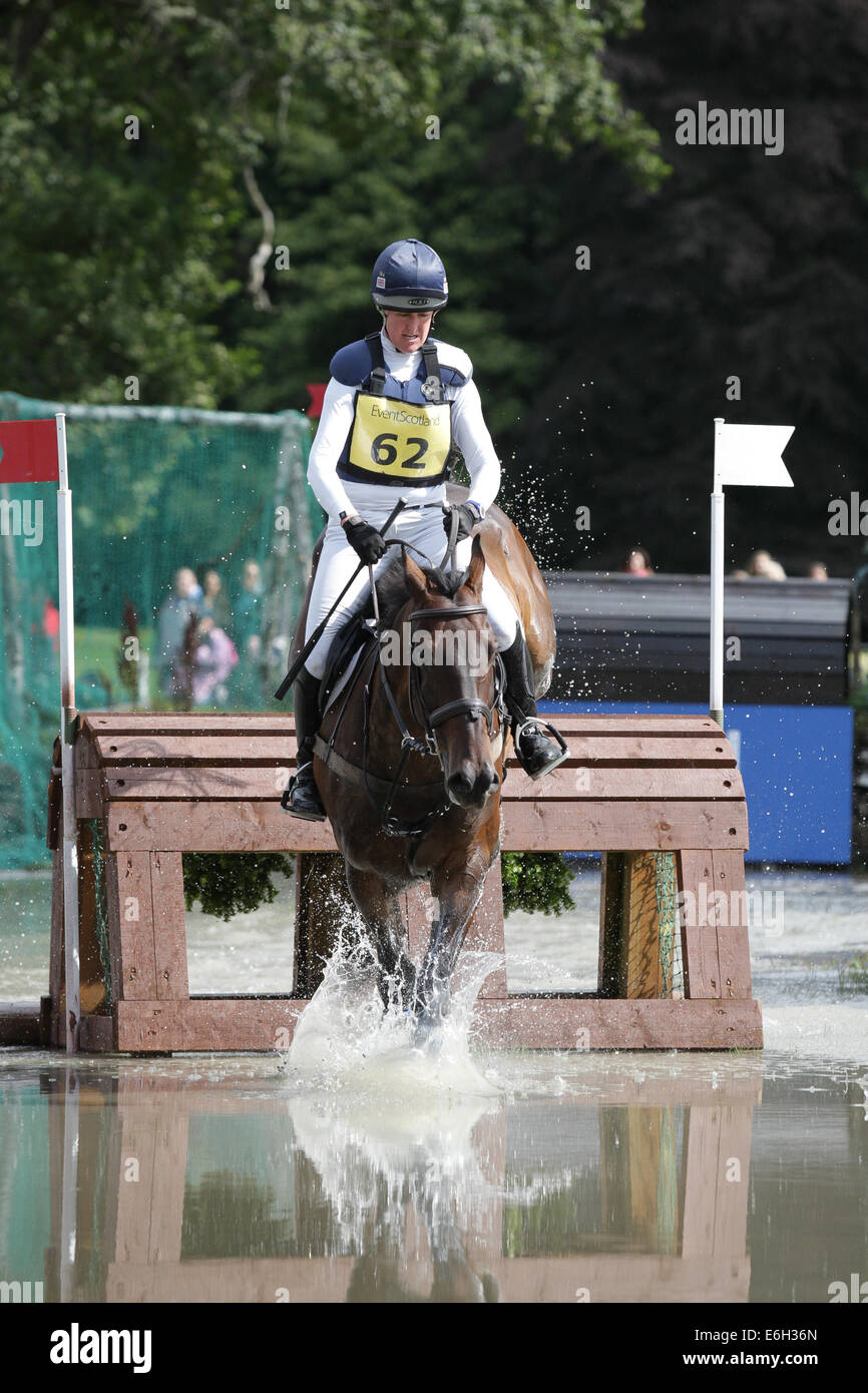Blair Atholl, Scotland. 23rd Aug, 2014. Blair Castle International Horse Trials. Nicola Wilson (GBR) riding Watermill Vision in the CIC. Credit:  Action Plus Sports/Alamy Live News Stock Photo