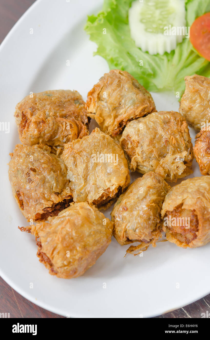 Fried Crab With Chinese Food