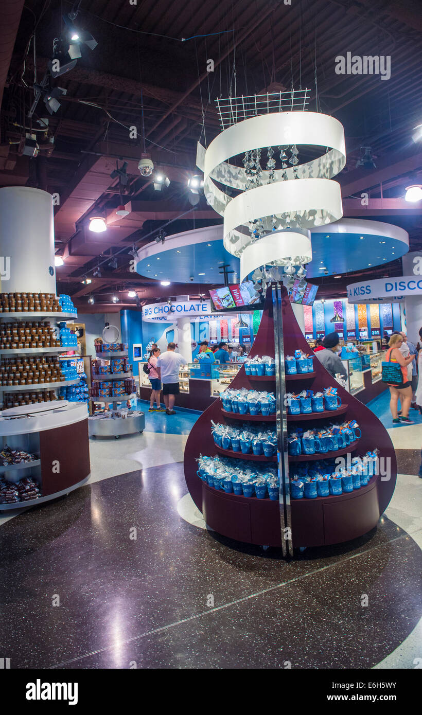 The Hershey's Chocolate World store in New yorkNew York hotel in Las