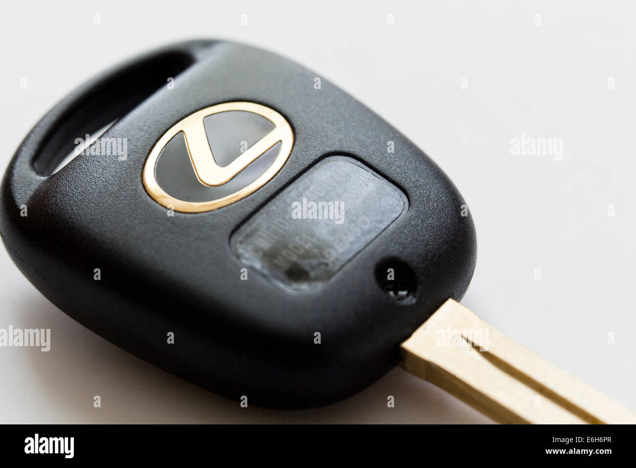 Lexus car key closeup Stock Photo
