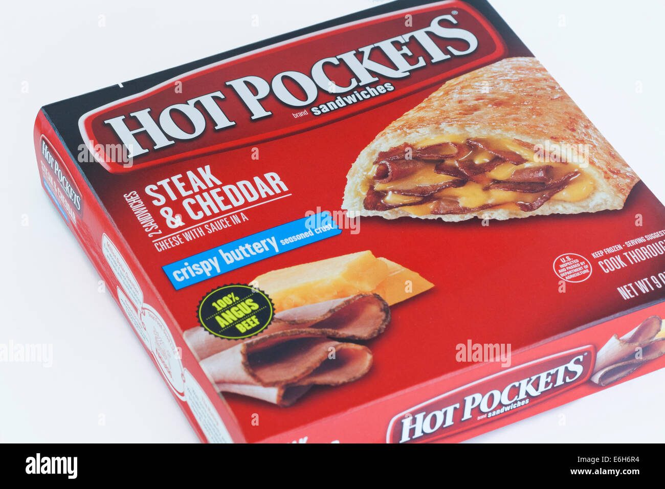 Box of Hot Pockets - USA Stock Photo