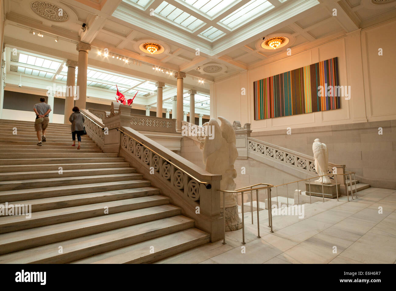 Corcoran School of Art museum interior, Washington, DC USA Stock Photo