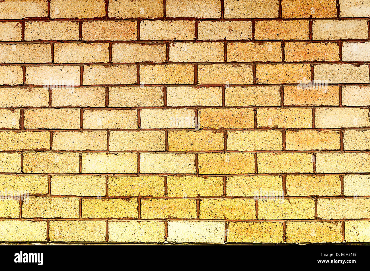 Yellow brick wall texture seamless tileable,Background Stock Photo