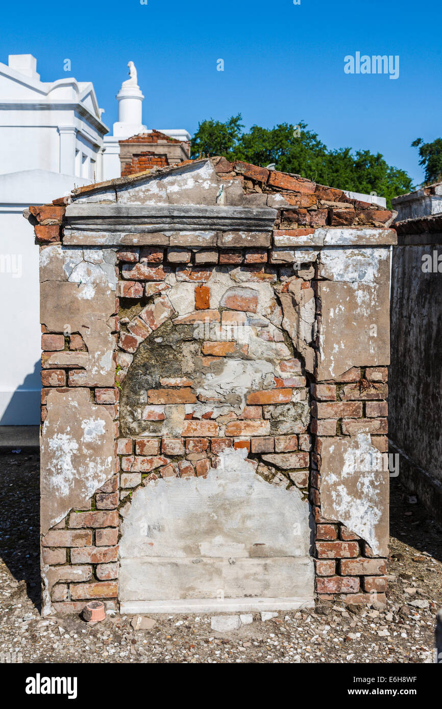 Above ground graves in St. Louis Cemetery No. 1 in New Orleans