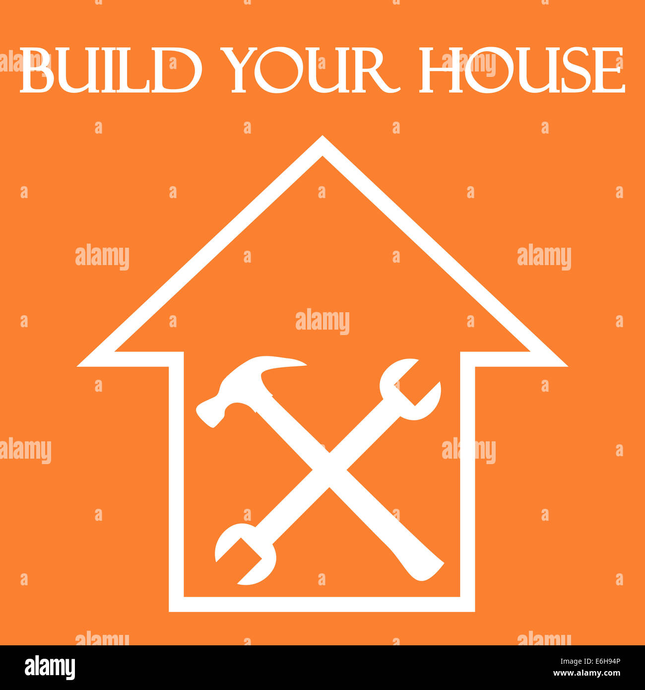 Build your house Stock Photo