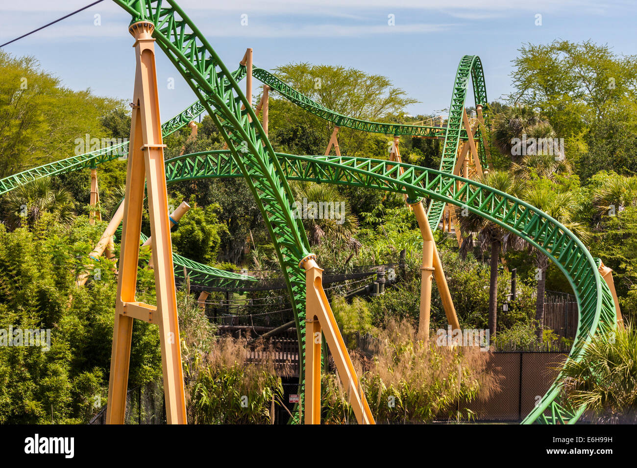 Cheetah Hunt Roller Coaster At Busch Gardens Tampa Bay In Tampa