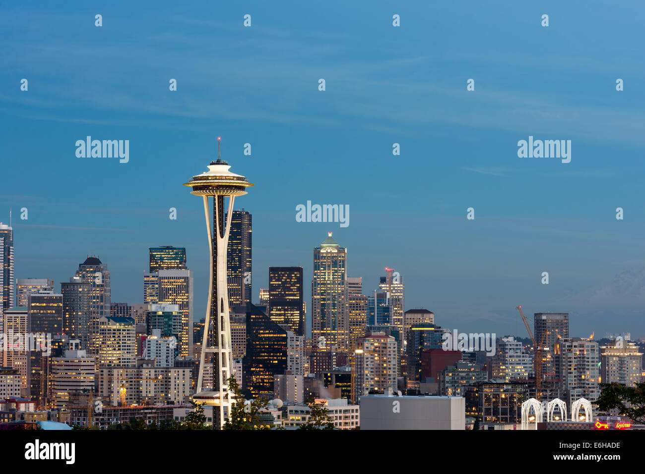 Seattle skyline Stock Photo