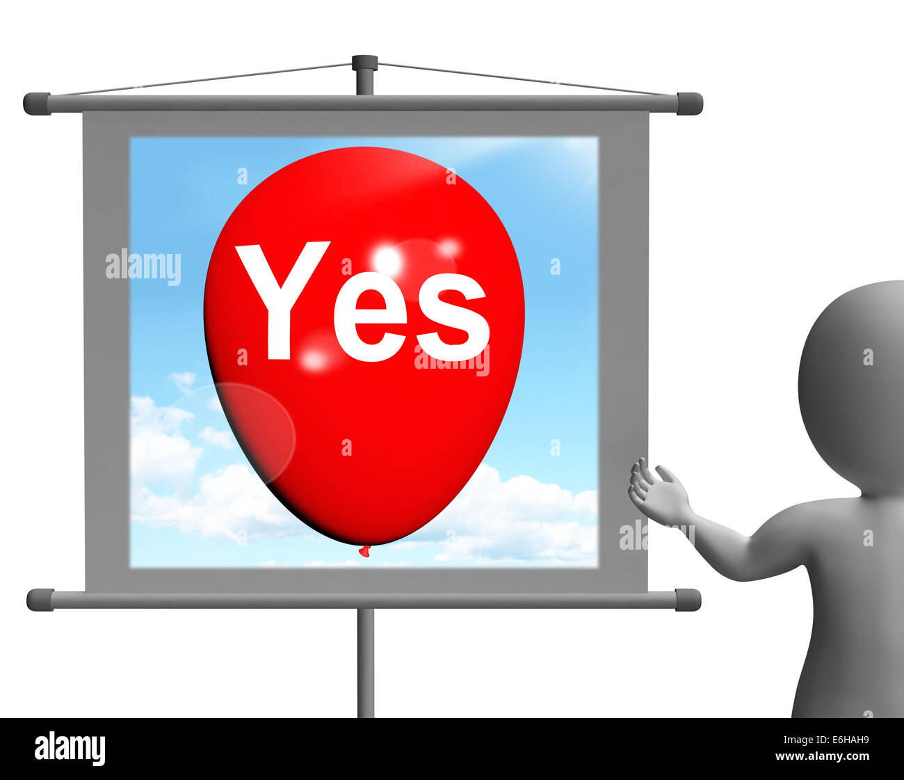 Yes Sign Meaning Affirmative Approval and Certainly Stock Photo Alamy
