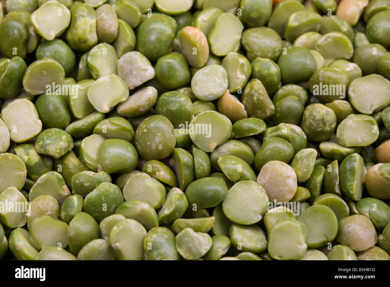 Green split peas Stock Photo Alamy