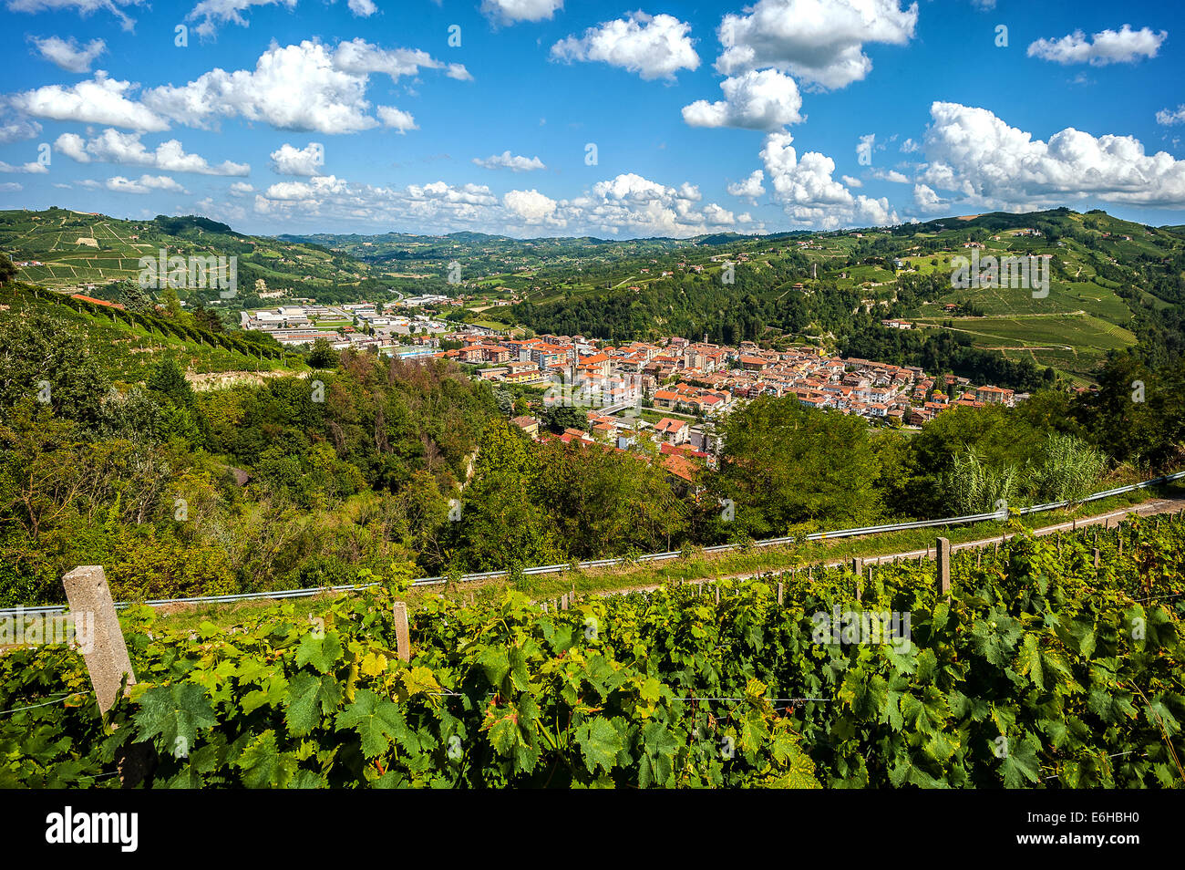 Italy Piedmont Langhe Santo Stefano Belbo Stock Photo