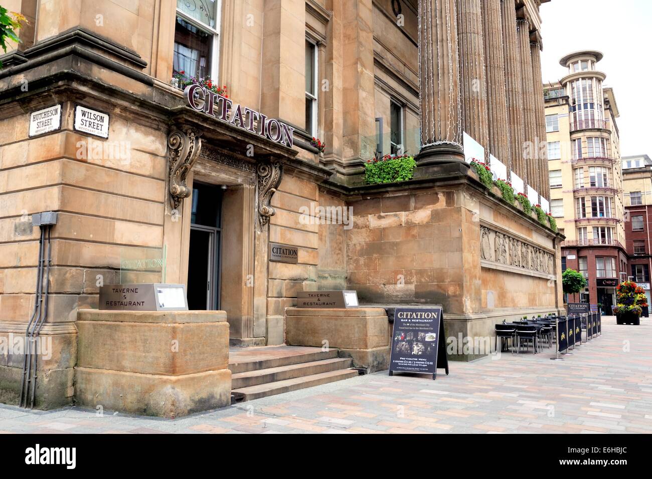 The Citation Taverne and restaurant in Glasgow city centre, Scotland