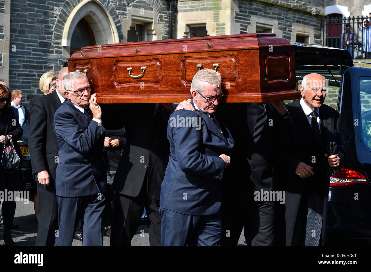 Derry, Londonderry, Northern Ireland 24 August 2014. Funeral of