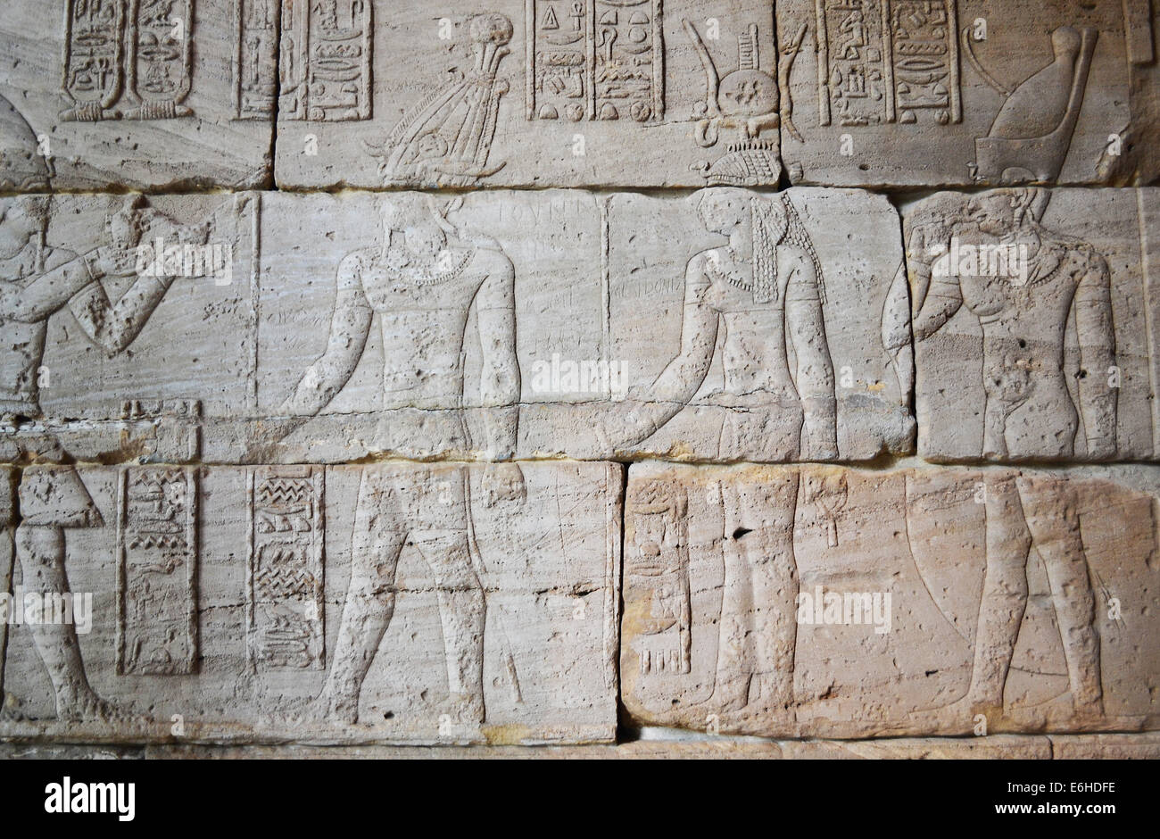 Ancient Egyptian stone carvings Stock Photo Alamy