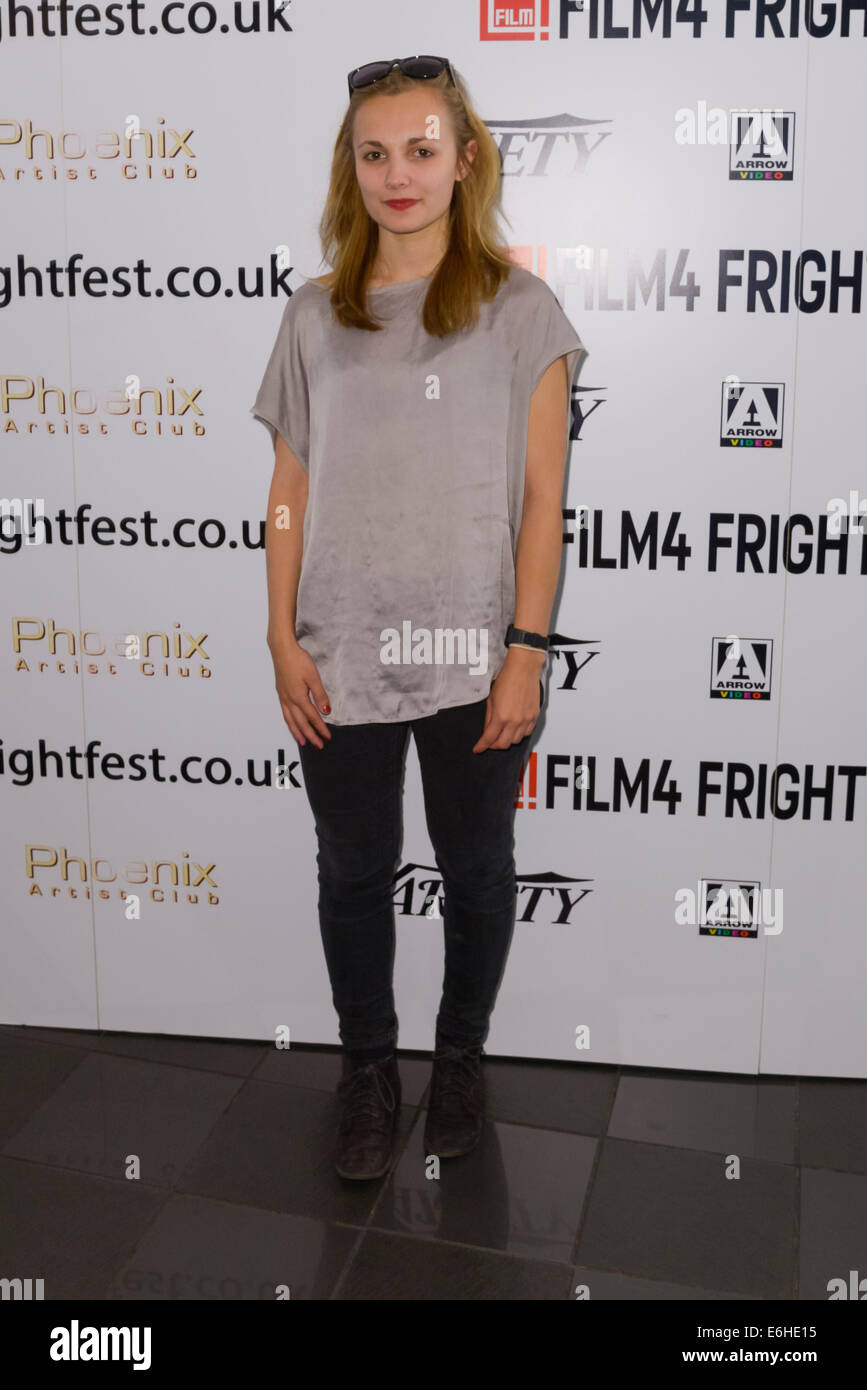 The 15th Film4 Frightfest on 23/08/2014 at The VUE West End, London. The cast attend the World Premiere of The Sleeping Room.  Persons pictured: Leila Mimmack. Picture by Julie Edwards Stock Photo