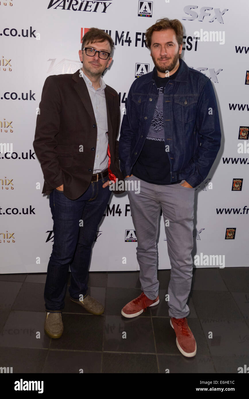 The 15th Film4 Frightfest on 23/08/2014 at The VUE West End, London. The directors attend the UK Premiere of Starry Eyes.  Persons pictured: Kevin Kolsch, Dennis Widmyer. Picture by Julie Edwards Stock Photo