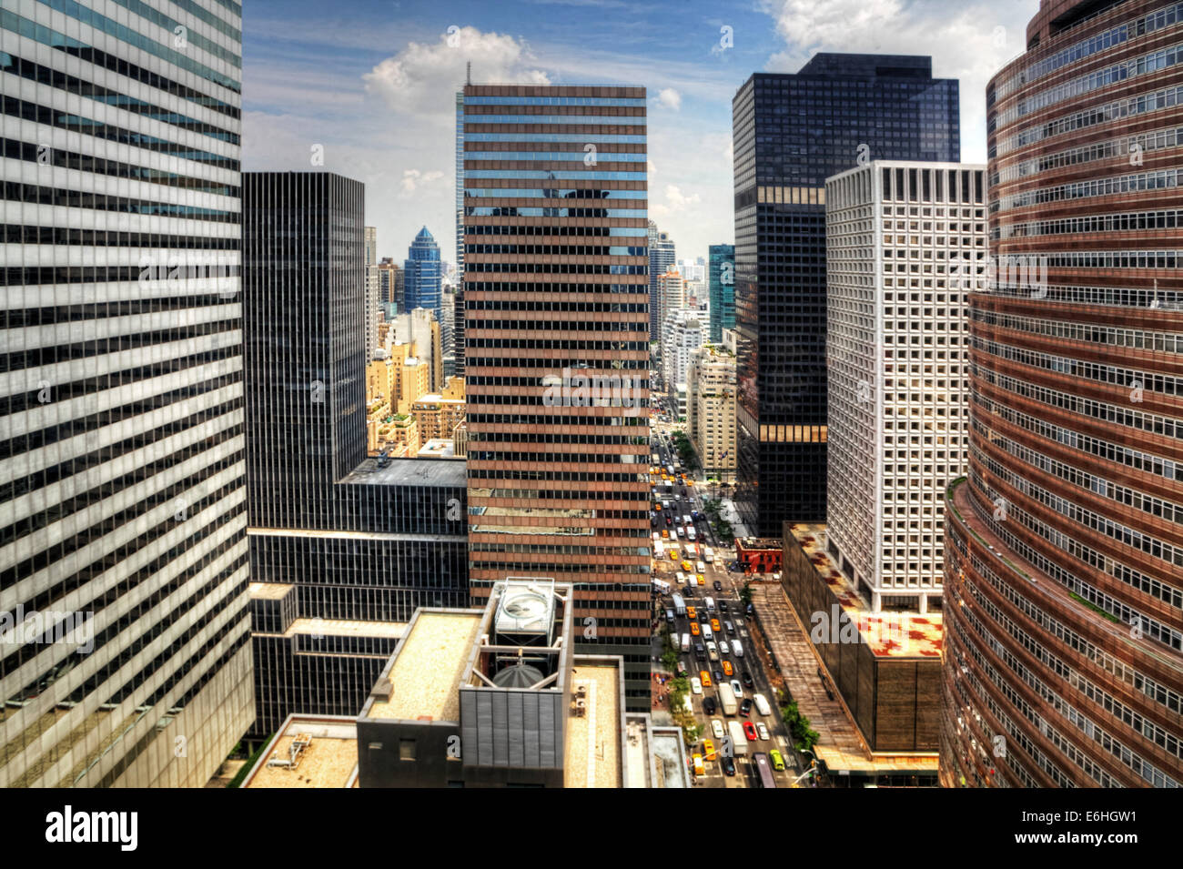 Aerial view new york skyscrapers hi-res stock photography and images ...