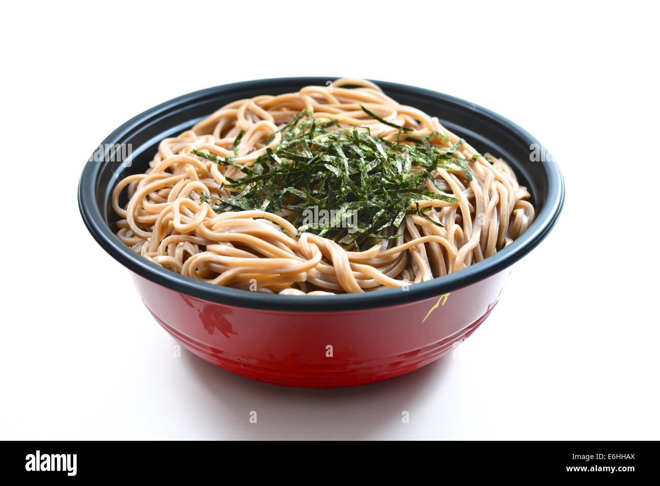 Japanese Noodles Soba Stock Photo