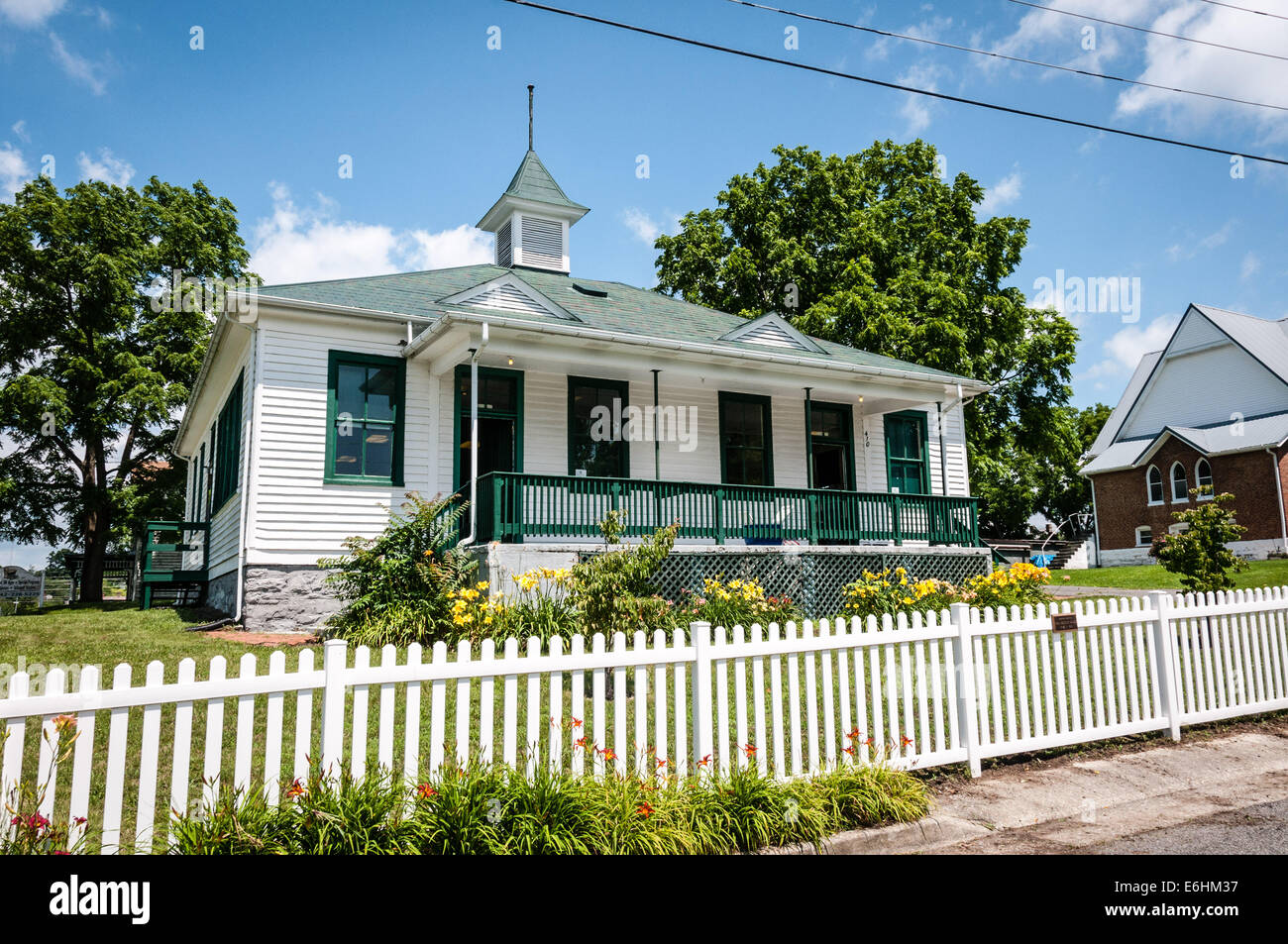 Wytheville Training School (Freedman's Bureau School), 410 East Franklin Street, Wytheville, Virginia Stock Photo