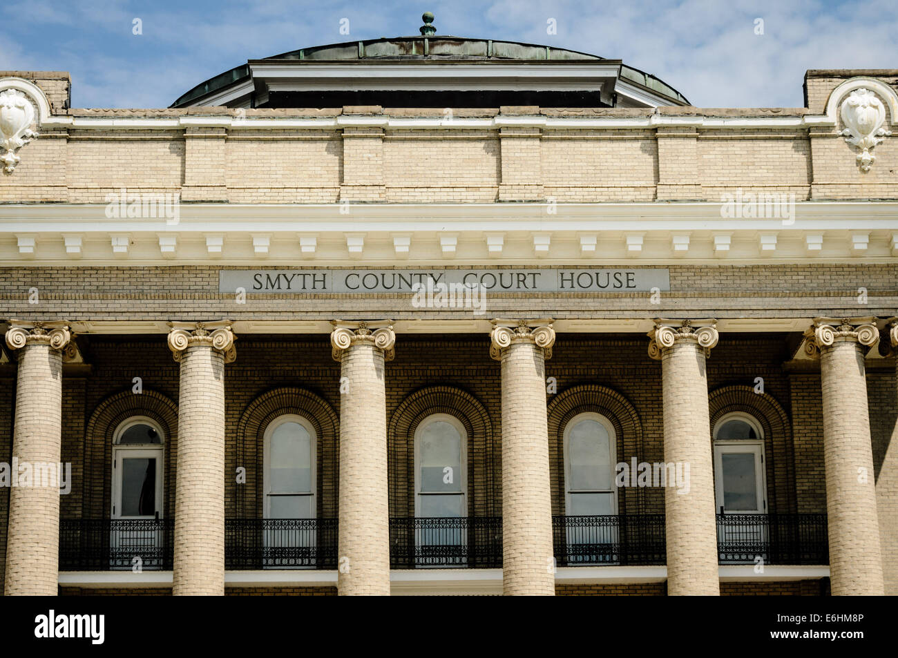 Smyth County Courthouse, 109 West Main Street, Marion, Virginia Stock