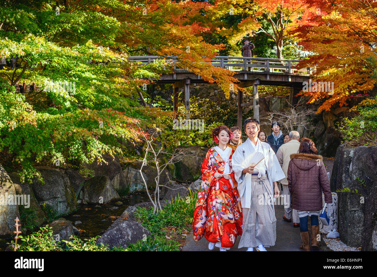 ingen forbindelse indsats lov Crowds at Tokugawa Gardens in Nagoya, japan Stock Photo - Alamy