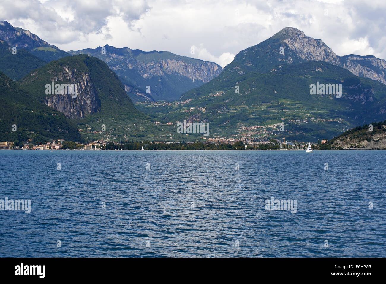 Lake Garda, Lago di Garda, Torbole, Nago, Italy, Europe, Windsurfing