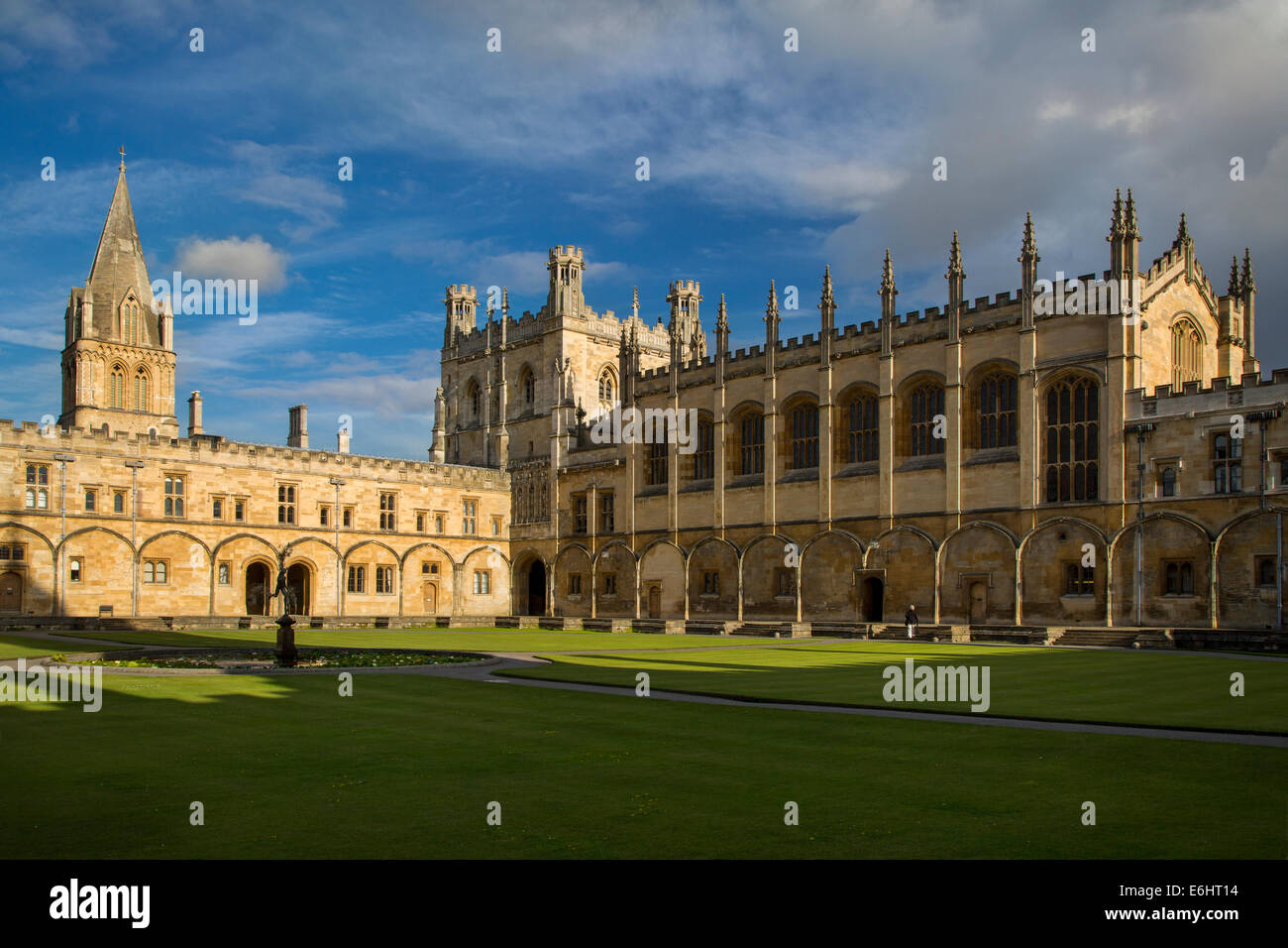 Christ Church College and Cathedral, Oxford, Oxfordshire, England Stock Photo