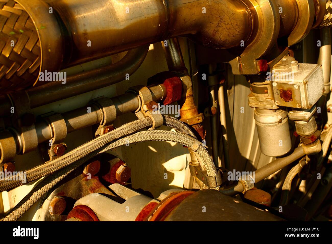 Exhaust Tubes Of Jet Engines