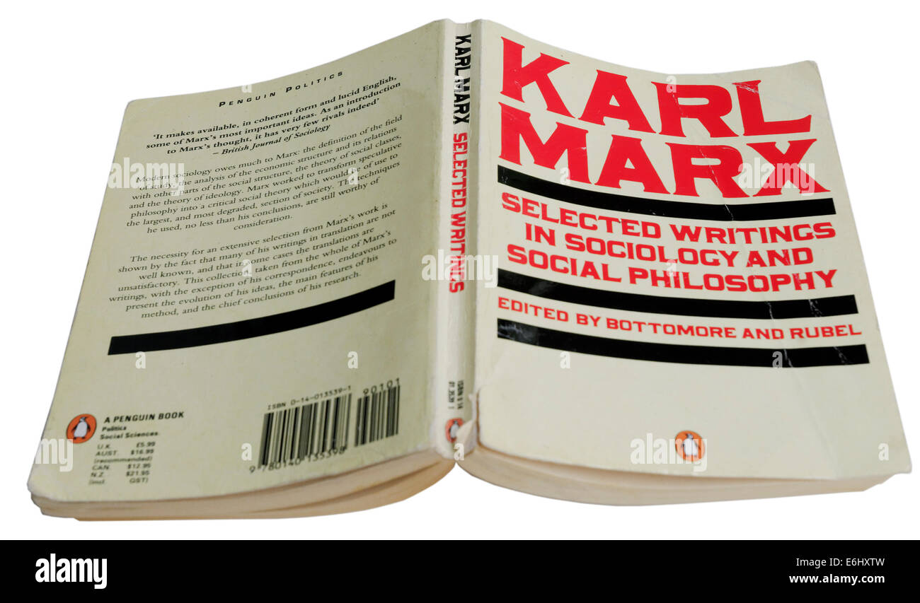 Selected writings of Karl Marx Stock Photo