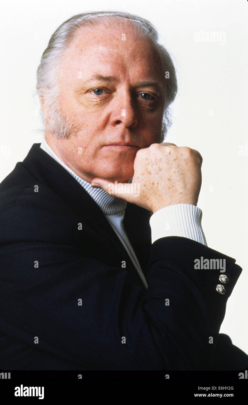 RICHARD ATTENBOROUGH (Aug. 29, 1923 - Aug. 24, 2014) was an English actor, film director, producer and entrepreneur. He was the President of the Royal Academy of Dramatic Art (RADA). He won two Academy Awards as a film director and producer for 'Gandhi' in 1983. He has also won four BAFTA Awards and four Golden Globe Awards. PICTURED: Actor and director Sir RICHARD ATTENBOROUGH, circa 1980's. © Globe Photos/ZUMAPRESS.com/Alamy Live News Stock Photo