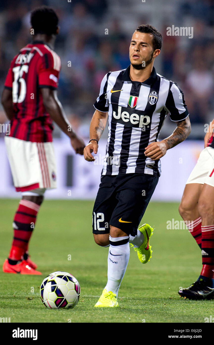 Sebastian Giovinco (Juventus), AUGUST 23, 2014 - Football / Soccer : TIM Trophy match between Juventus 0-1 AC Milan at Mapei Stadium-Citta' del Tricolore in Reggio nell'Emilia, Italy. (Photo by Maurizio Borsari/AFLO) Stock Photo