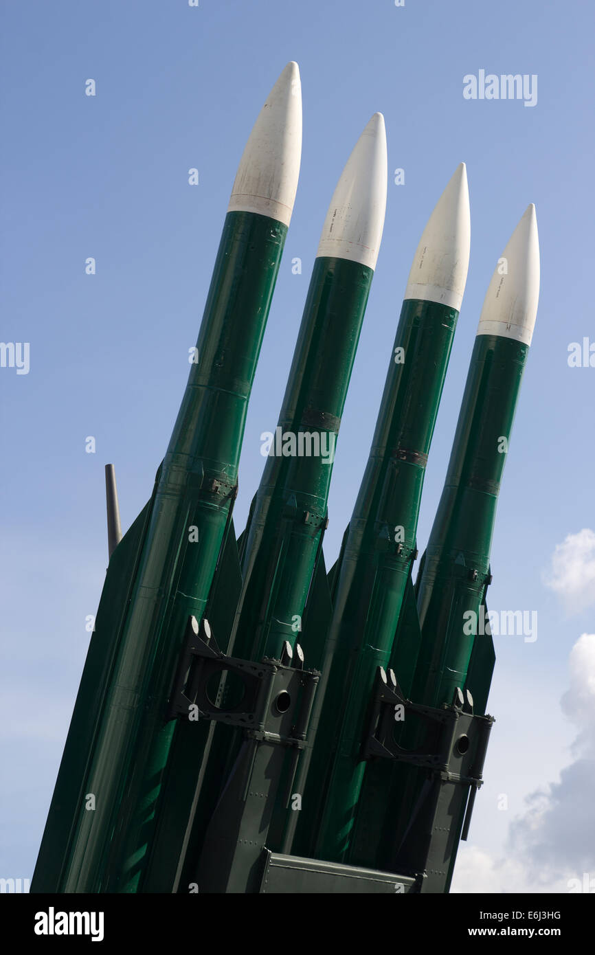 Russian Buk surface-to-air missile system Stock Photo